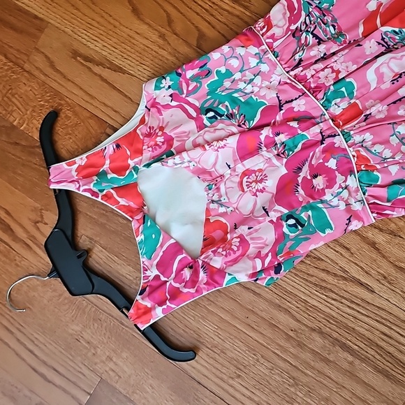 Lilly Pulitzer Pink Floral Sleeveless Dress - Picture 3 of 3